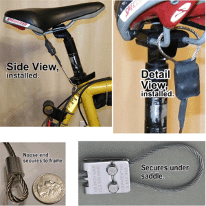 bike seat leash